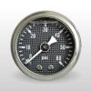 FUEL PRSS GAUGE CARBON FIBER 0-60 LIQUID FILLED