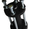 BILLET FAN SPACER 4" BLACK