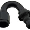 Hose Fitting #6 150 Deg Push Lock Black