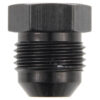 #12 AN Plug Black