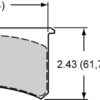 B Type Brake Pads S/L 4