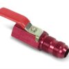 Shut Off Valve 1/2 Npt -10an Bulkhead (Red Alm)
