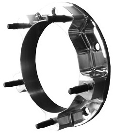 WHEEL SPACER 2" ALUMINUM WIDE 5