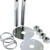 Steel Hood Pin Kit w/ 3/16in Flip-Over Clips
