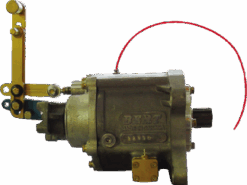 Alternative view of BERT TRANSMISSION "NEW STYLE" LINKAGE STYLE SHIFTER