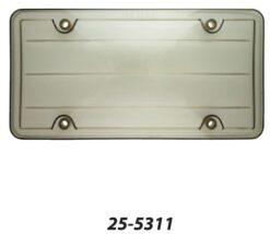 LICENSE PLATE CVR SMOKE