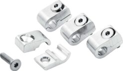 2pc Alum Line Clamps 3/16in 4pk