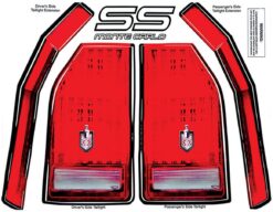 M/C SS Tail Decal Kit 1983-88