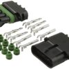 4-Wire Weather Pack Connector Kit Flat