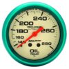 2-5/8 Ultra-Nite Oil Temp Gauge 140-280