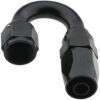 Hose Fitting #6 180 Deg Pro-Flow Black