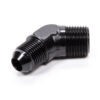 45 Deg Adapter Fitting #8 x 1/2 MPT Black