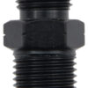 Male Adapter Fitting #6 x 16mm x 1.5 FI Black