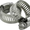 Hose Clamps 1in OD 2pk No.10