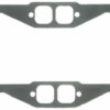 SB Chevy Exhaust Gaskets SQUARE PORTS STOCK SIZE