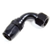 Hose Fitting #10 90 Deg. to #12 Hose Black