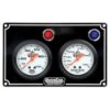 2 Gauge Panel  OP/WT Black