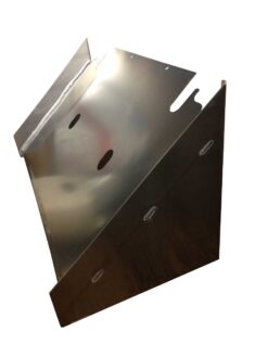 Alternative view of 1" OFFSET FRONT FLAT SPOILER - PLAIN ALUM.