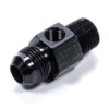 #8 X 3/8MPT Inline Gauge Adapter Fitting Black