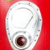 SBC Steel Timing Chain Cover Chrome