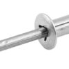 Sm Hd Rivet 250Pk Silver Flange Type Alum Mandrel