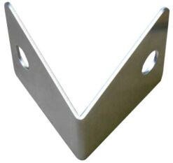 FRONT V HOOD NOSE DELFECTOR PLAIN ALUMINUM