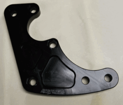 FRONT AXLE BRACKET BLACK
