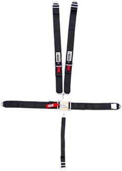 5-Pt Harness Big Latch Blk Bolt In Pull Down Harness - 5 Point - Latch and Link