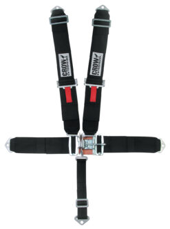 BLACK 5-WAY RESTRAINT DUCK BILL LATCH 3"