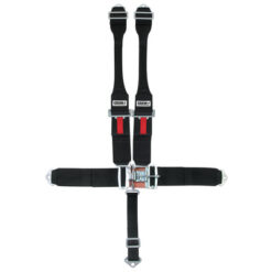 BLACK 5-WAY RESTRAINT DUCK BILL LATCH 3" - 2" HANS