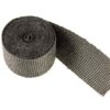 2in x 15' Exhaust Wrap Black Glass