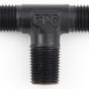 #3 x 1/8 MPT Tee Fitting Black