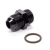 #8 x 3/4-16 (#8) Radius O-Ring Fitting Black