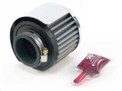 1.5in Breather w/Shield Chrome Top