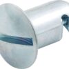 Oval Hd Fasteners 7/16 .500in 50pk Steel