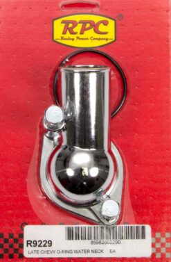 66-75 Chevy V8 Steel Water Neck Chrome