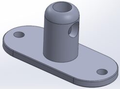 MODIFIED HOOD PIN (BLACK ANO)