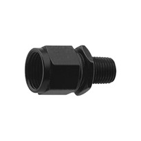 #8 Female Swivel to 3/8mpt Fitting Black
