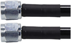 Coated Braided Line 24in #3Hose -3Str/-3Str Steel