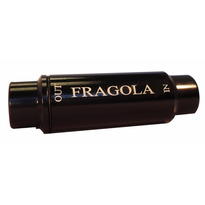 Fuel Filter w/40 Micron Element #6 In/Out Black