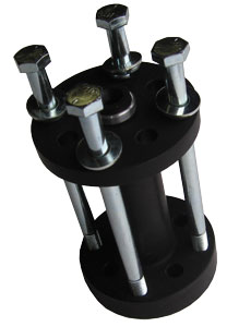 BILLET FAN SPACER 4" BLACK