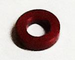 SPACER FLAT ALUMINUM 1" OD X 1/2" HOLE X 1/4" THCK