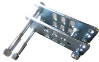 Alternative view of 8" SHORTER R.R. RADIUS ROD ADAPTOR MOUNT