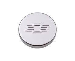 Chrome Bowtie Push In Oil Fill Cap