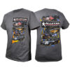 T-Shirt Dark Gray Circle Track Large
