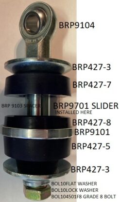TRIPLE TORQUE ARM BISQUIT ASSEMBLY