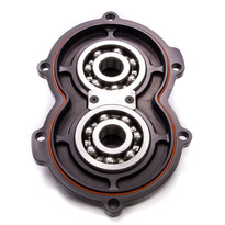 Billet Alum Rear Cover w/Bearings Black