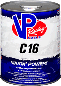 RACE FUEL C16 5 GAL PAIL 118 OCTANE LEADED